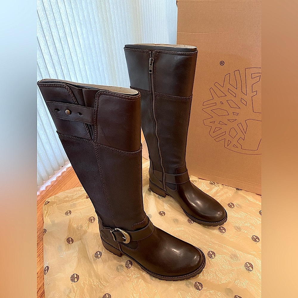NEW in Box Timberland tall leather boots